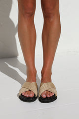 BILLINI ZIRA SANDALS BLACK ROPE