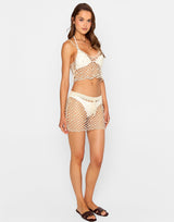 Bianca Mini Skirt - Ivory