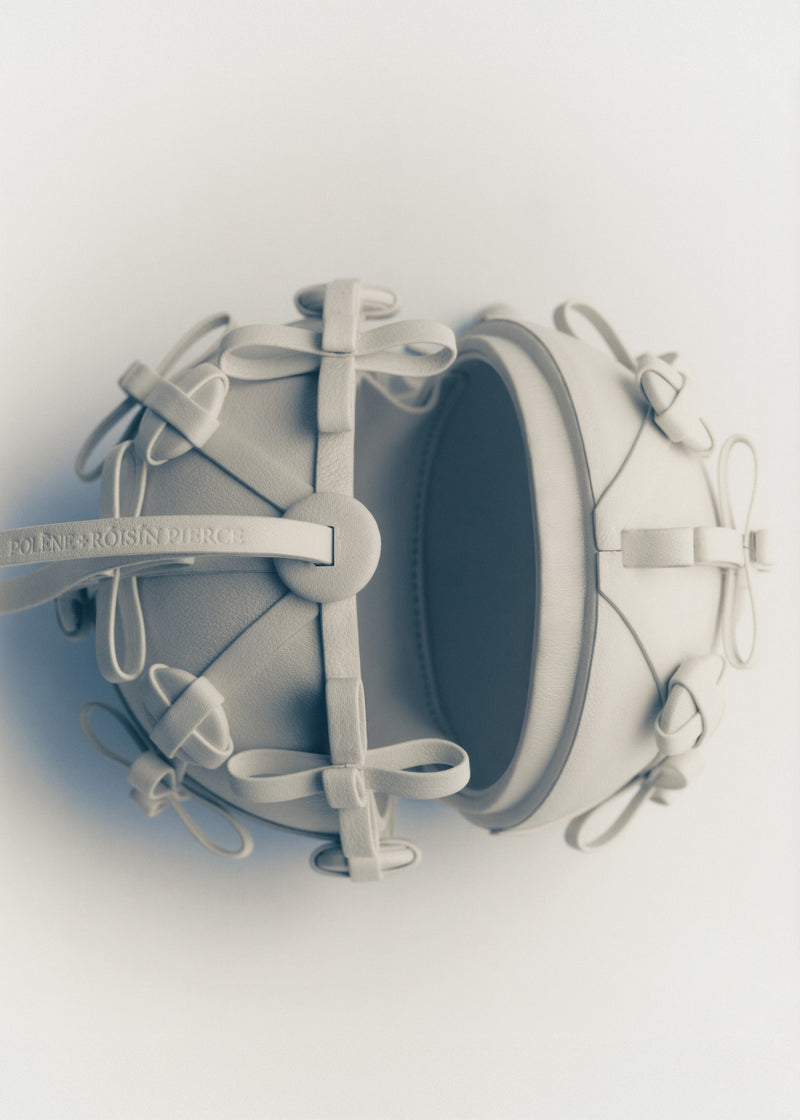 Button Bow Sphere - Porcelain