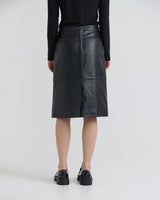 Nina Nappa Leather Skirt