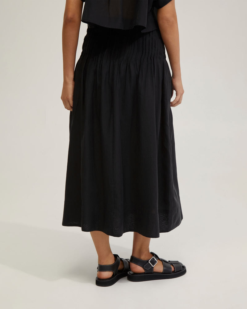 Astra Pin-Tuck Skirt