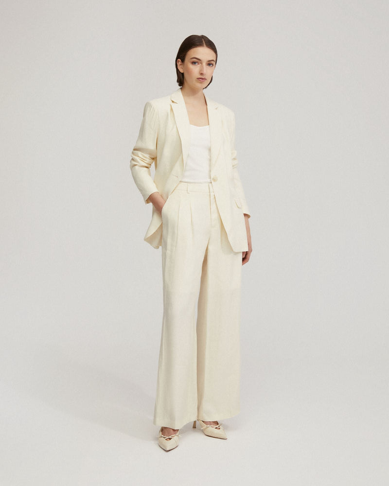 Willow Linen Blend Oversize Blzr