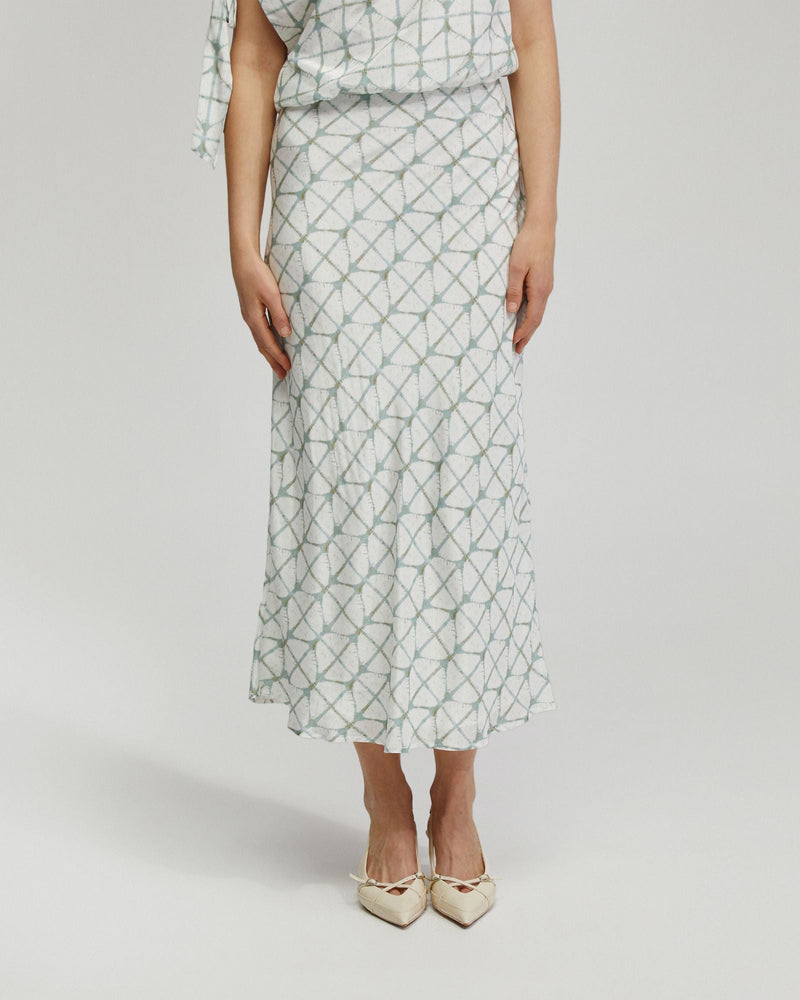 Lucinda Printed Slip Skirt