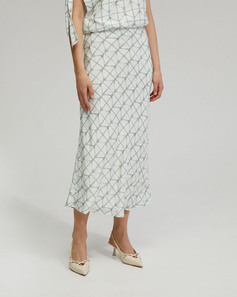 Lucinda Printed Slip Skirt