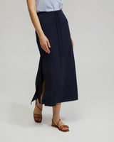 Rose Linen Blend Skirt