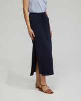 Rose Linen Blend Skirt