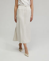 Rose Linen Blend Skirt