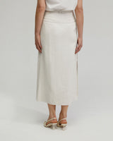 Rose Linen Blend Skirt
