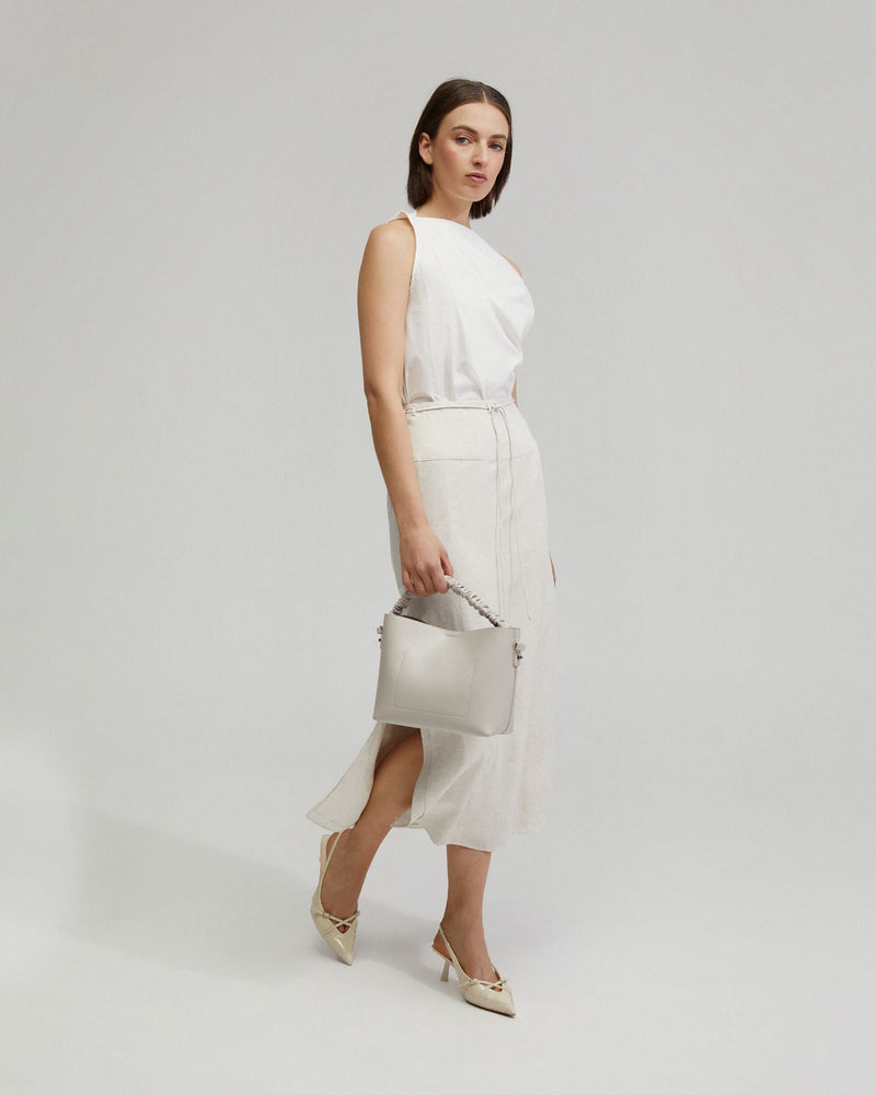 Rose Linen Blend Skirt