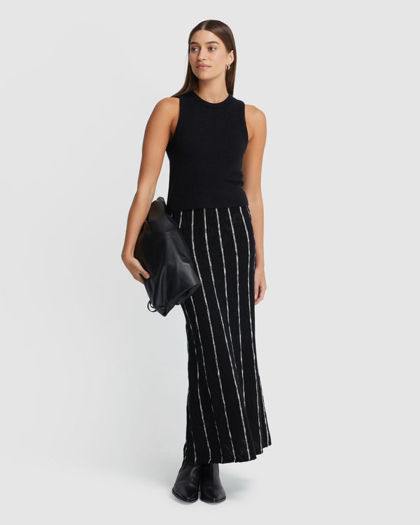 Emily Striped Knit Skirt
