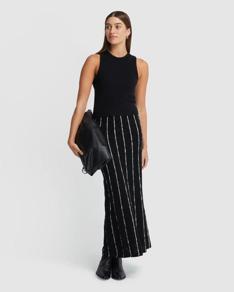 Emily Striped Knit Skirt