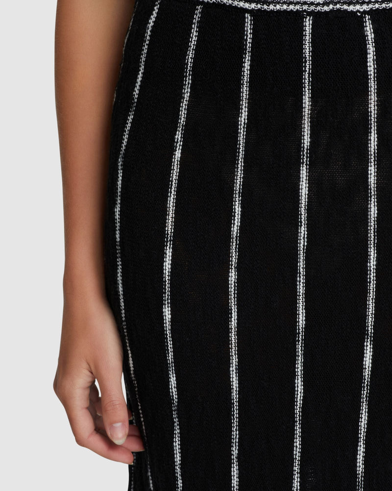 Emily Striped Knit Skirt