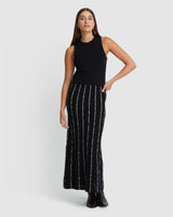 Emily Striped Knit Skirt