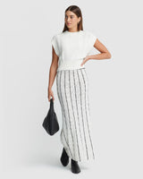 Emily Striped Knit Skirt