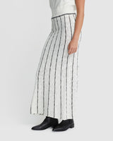 Emily Striped Knit Skirt