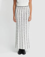 Emily Striped Knit Skirt