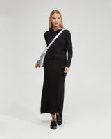 Elke Knitted Metallic Skirt