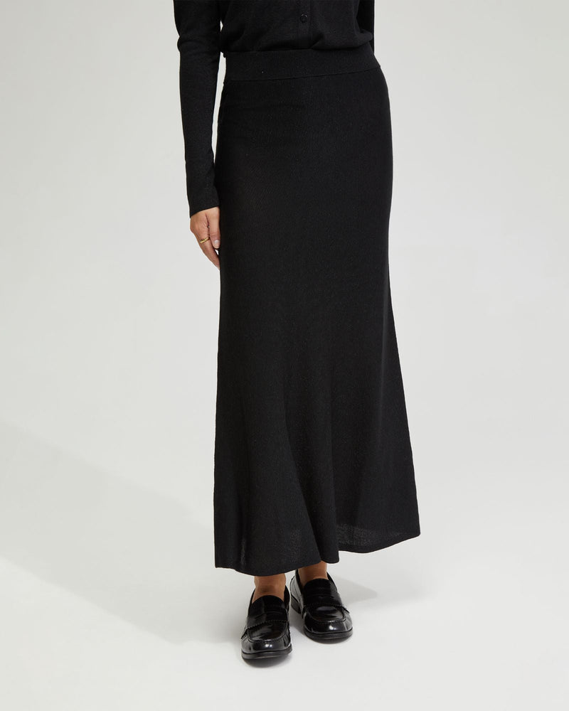 Elke Knitted Metallic Skirt
