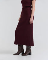 Belle Rib Knitted Skirt