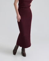 Belle Rib Knitted Skirt