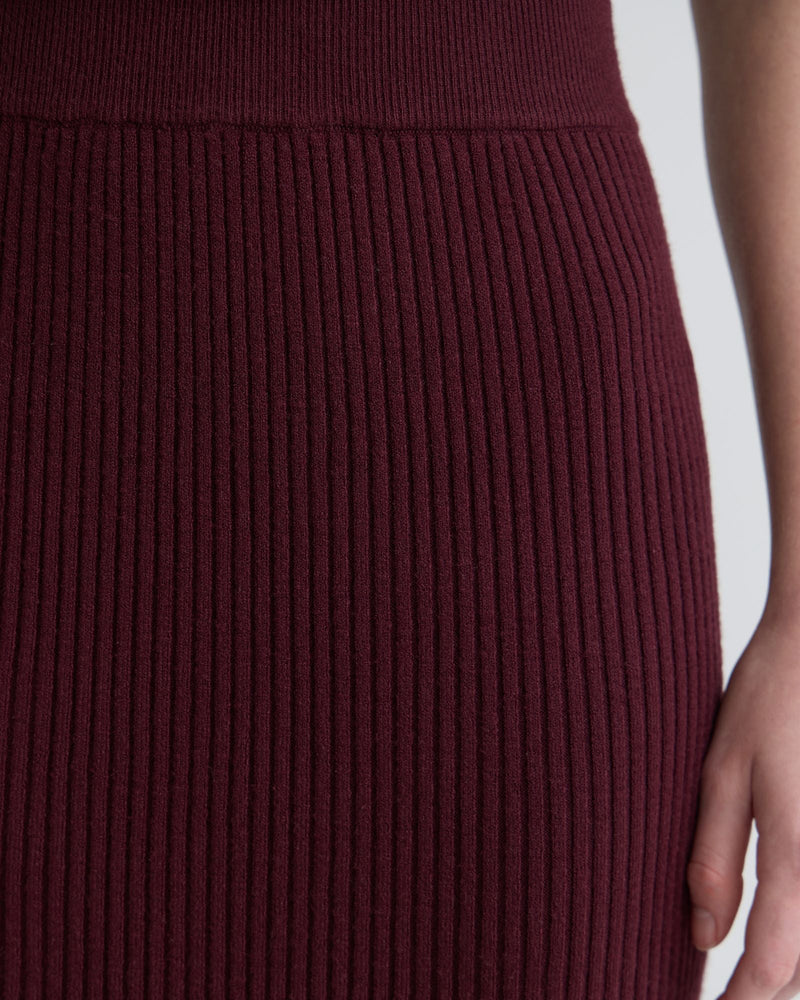 Belle Rib Knitted Skirt