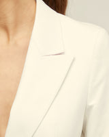 Jenna Cotton Blend Double Breasted Blazer