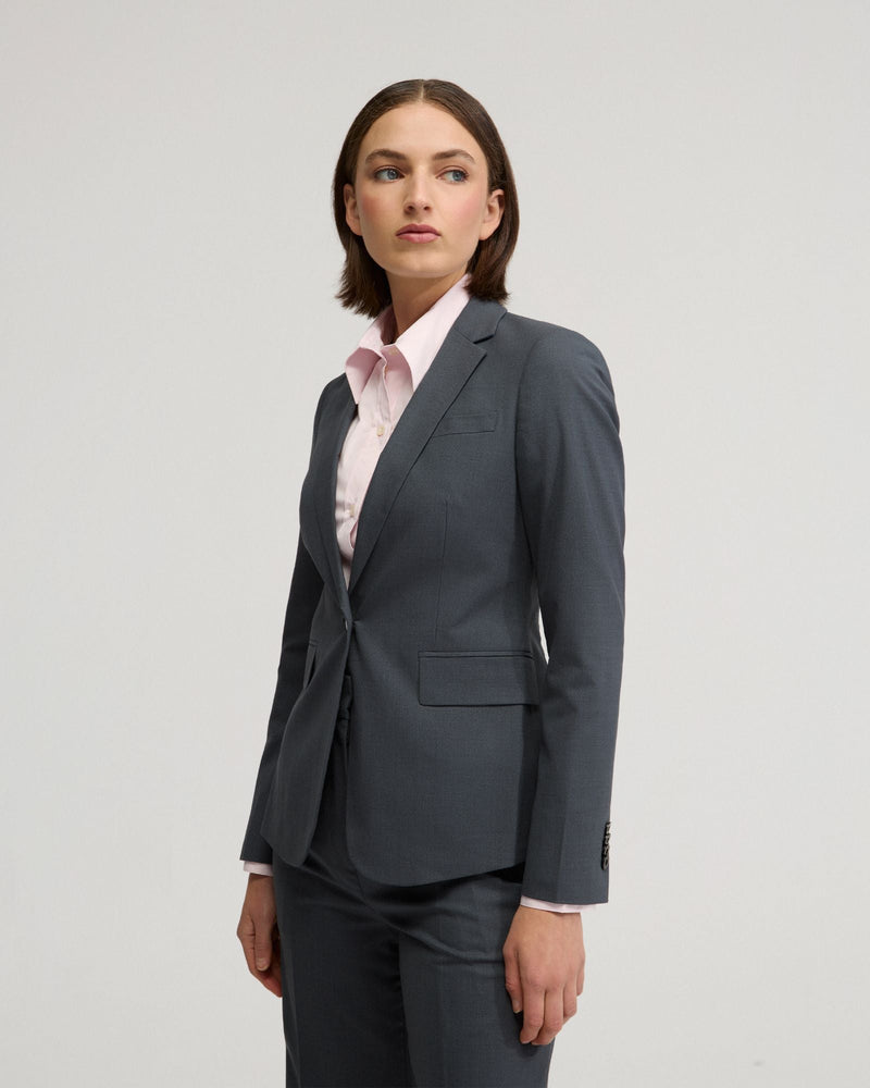 Alexa Wool Stretch Suit Jacket