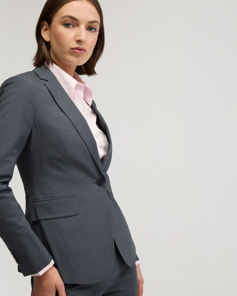 Alexa Wool Stretch Suit Jacket