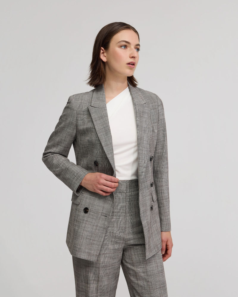 Billie Eco Checked Suit Jacket