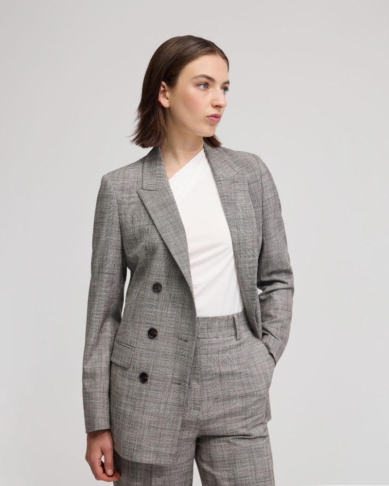 Billie Eco Checked Suit Jacket