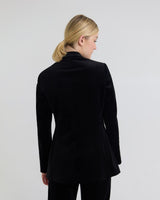 Trixie Stretch Velvet Blazer