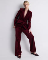 Raffi Stretch Velvet Blazer