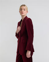 Raffi Stretch Velvet Blazer