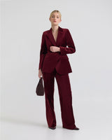 Raffi Stretch Velvet Blazer