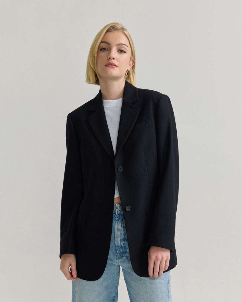 Jordan Wool Oversized Blazer