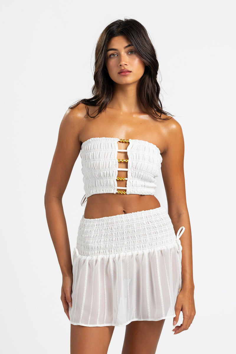 Sinora Mini Skirt - White