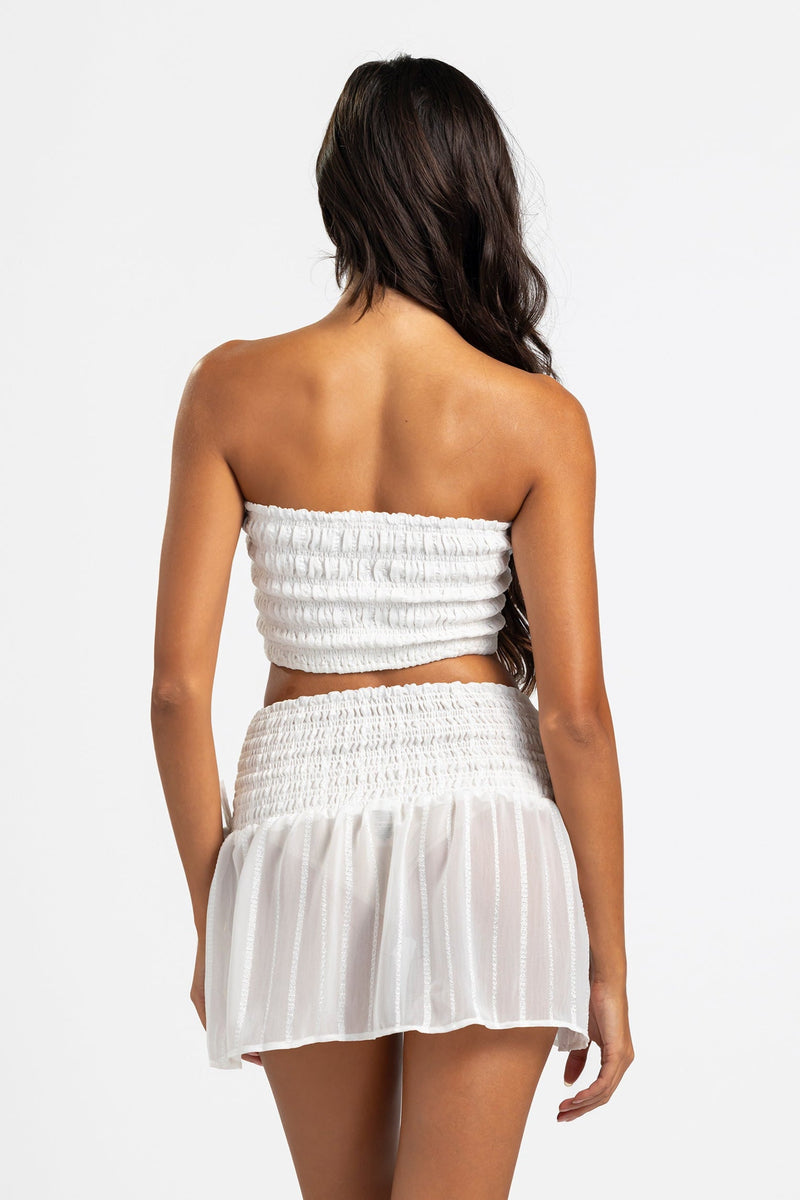 Sinora Mini Skirt - White