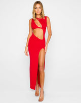 This Is It Maxi Dress - Red