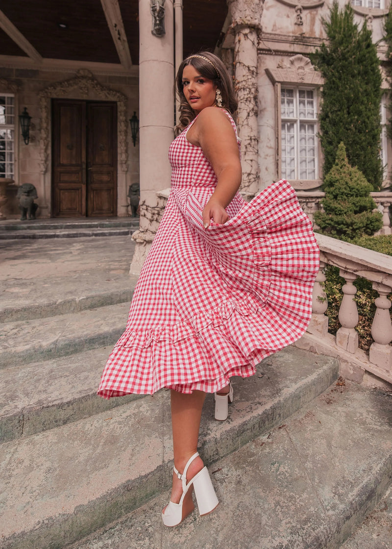 Daze Dress Red Gingham