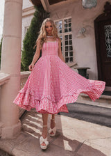 Daze Dress Red Gingham