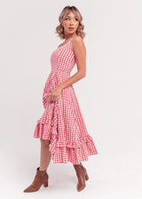 Daze Dress Red Gingham