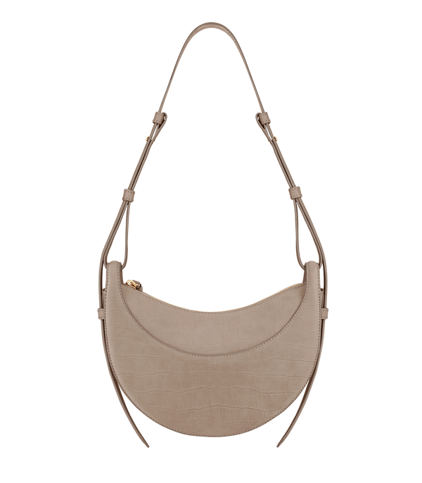 Numéro Dix - Crocodile Nubuck Taupe