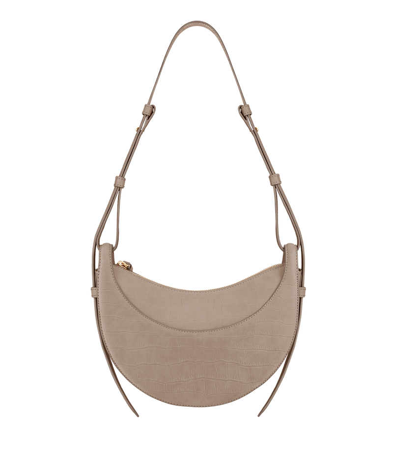 Numéro Dix - Crocodile Nubuck Taupe