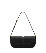 Osmo - Smooth Black with Ecru Stitching