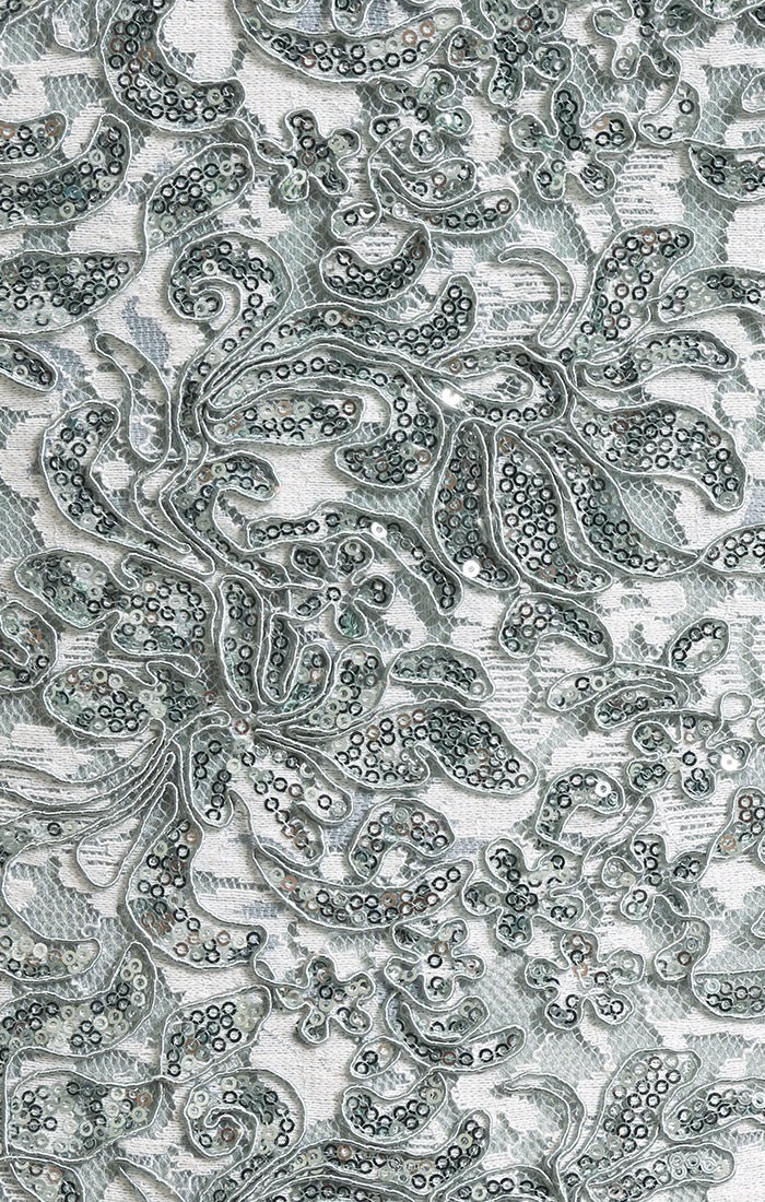 Sleeveless Corded Fit and Flare Dress With Shawl